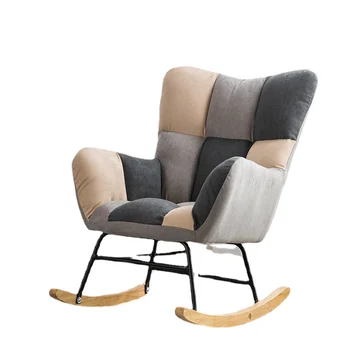 נורדי הסלון כסא נדנדה בבית רהיטים ספות מודרנית פשוטה השינה דירה קטנה כסאות נוחים, מרפסת פנאי